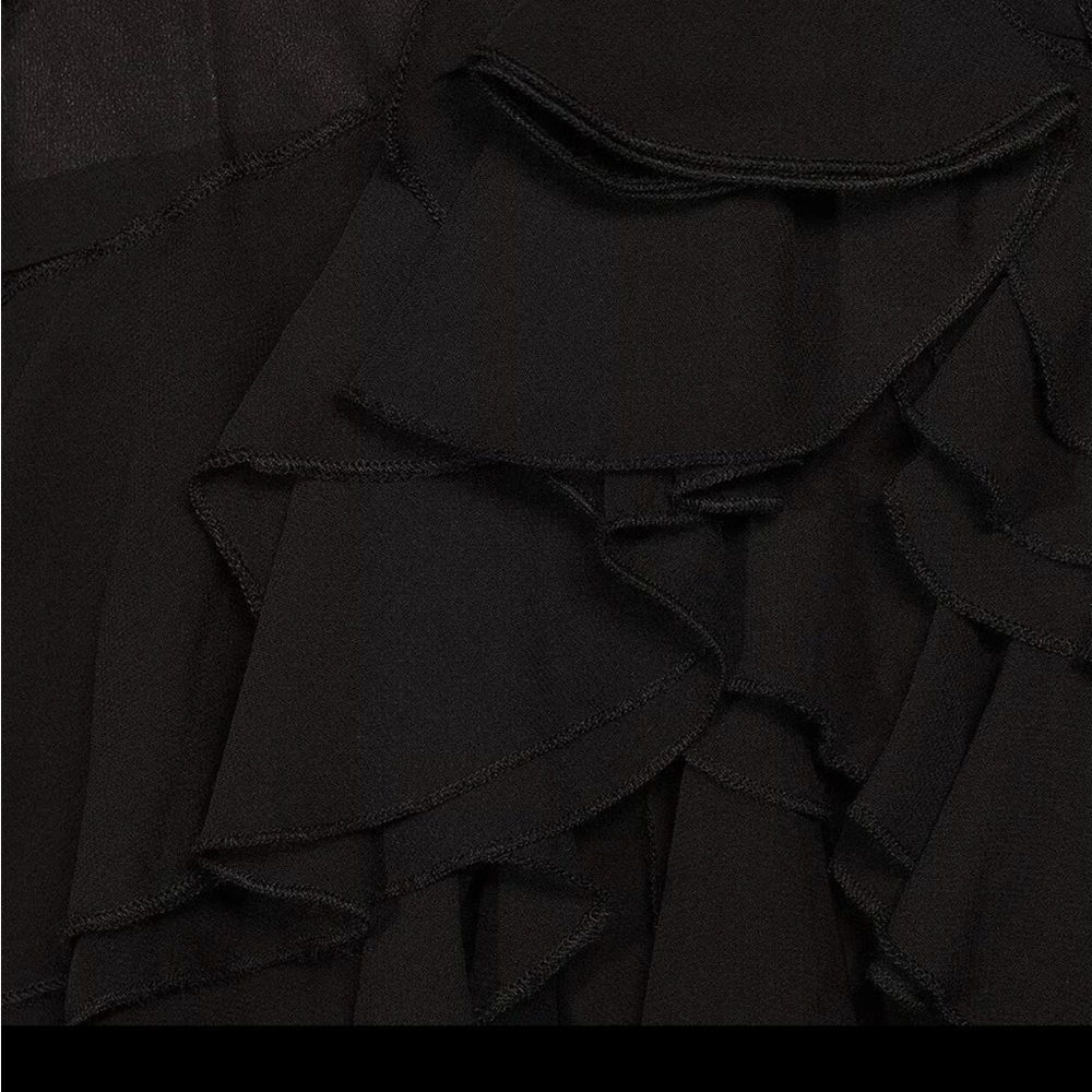 Marchesa Black Strapless Gown NWOT - Picture 5 of 5
